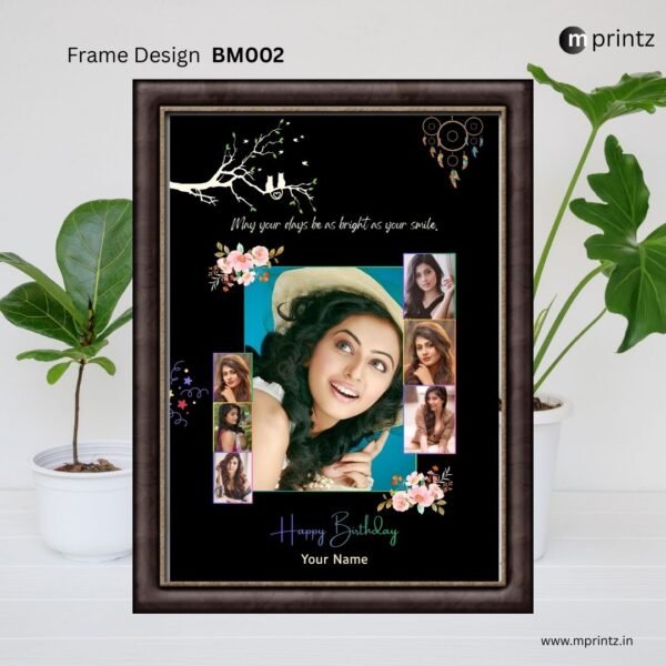 Premium Personalized Photo Frame for Birthday, Anniversary & Wedding Gifts