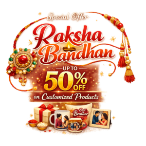 Raksha Bandhan sale with personalized gifts