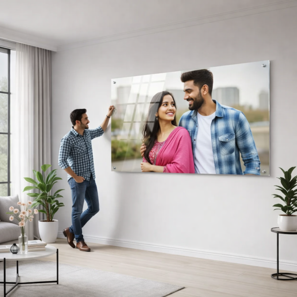 Customized acrylic photo frame