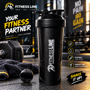 750 ML Gym Water Bottle BPA-Free Plastic